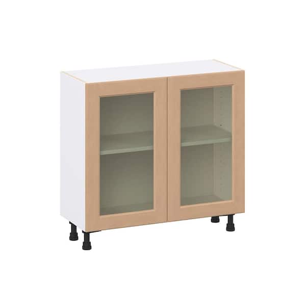 Lakewood 36 in. W x 14.75 in. D x 34.5 in. H Shaker Assembled Specialty Wall Kitchen Cabinet in Sugar Cookie