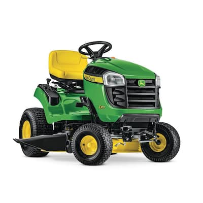 John Deere E100 42 in. 17.5 HP Gas Automatic Lawn Tractor Home