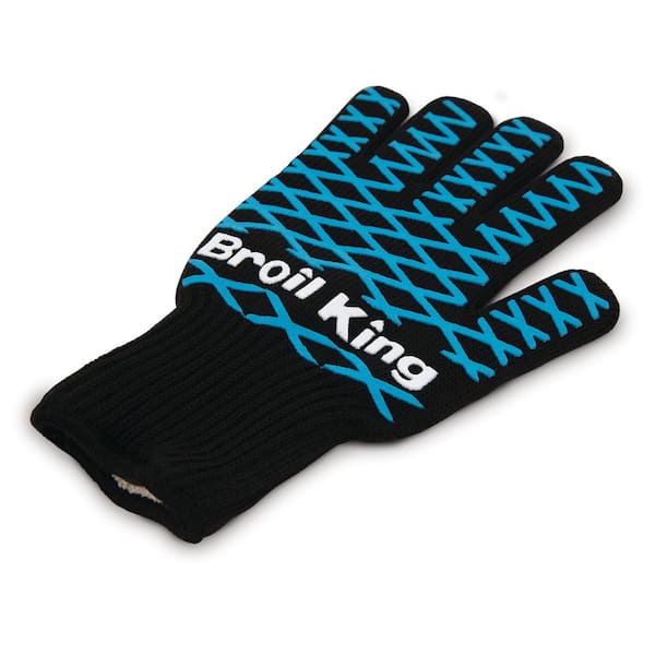 Glove Single Black with Blue Accents