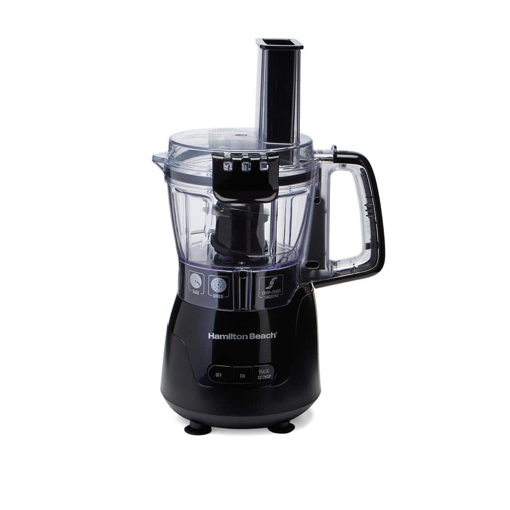 Hamilton Beach 4-Cup 5-Speed Black Stack  Snap Compact Food Processor 70510  The Home Depot
