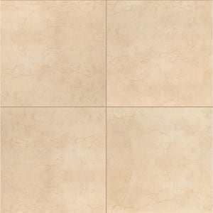 Aria Cremita 24 in. x 24 in. Polished Porcelain Floor and Wall Tile (40-Cases/640 sq. ft./Pallet)
