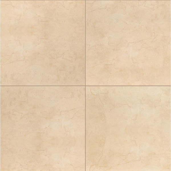 MSI Aria Cremita 24 in. x 24 in. Polished Porcelain Floor and Wall Tile (640 sq. ft./Pallet)