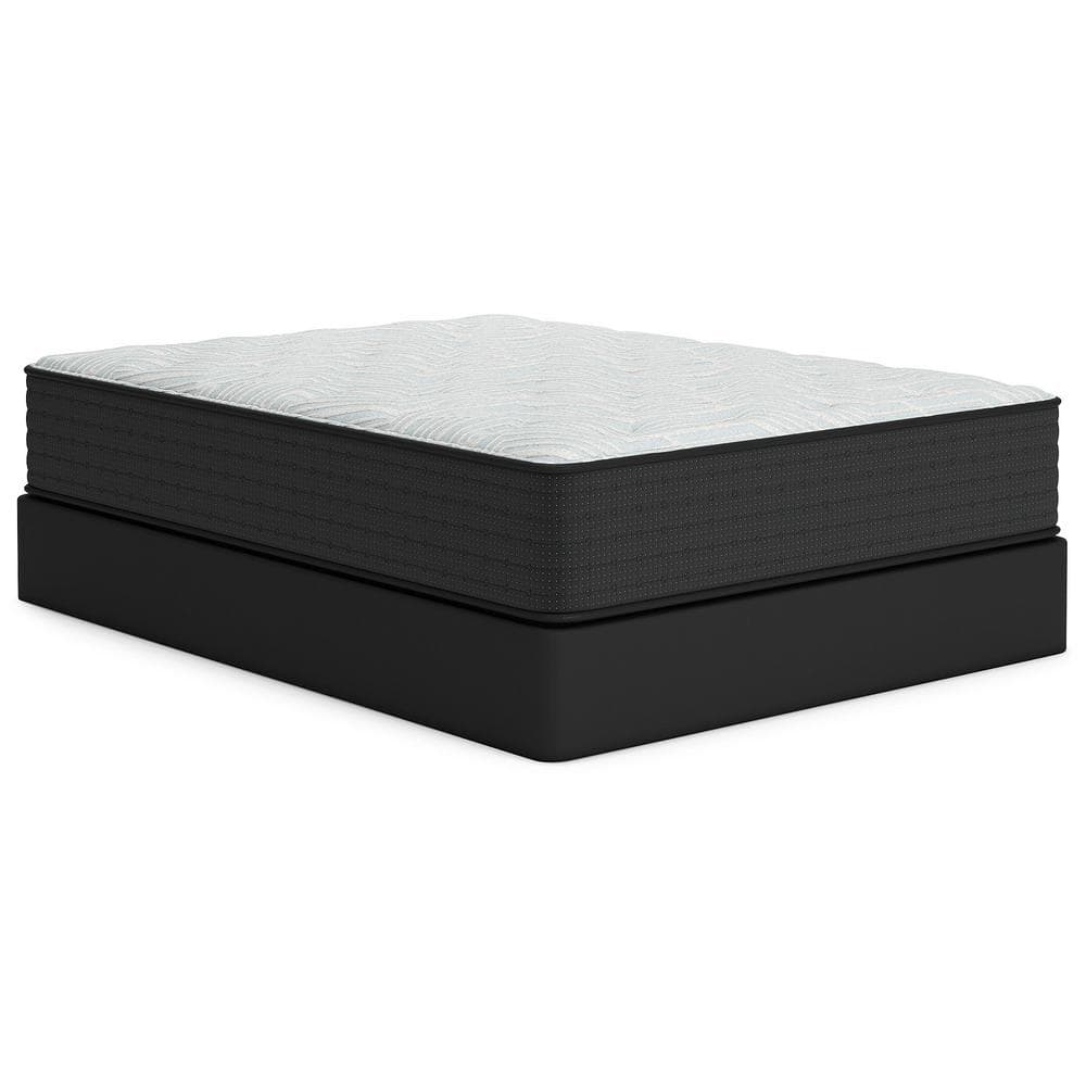Queen Blue/Gray Pillowtop Innerspring Gel Memory Foam Mattress