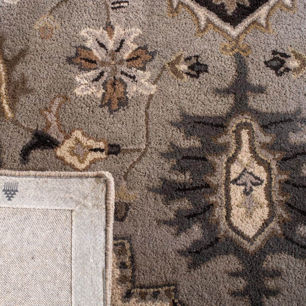 Handmade Multicolor Wool Tufted Square Rug 7'
