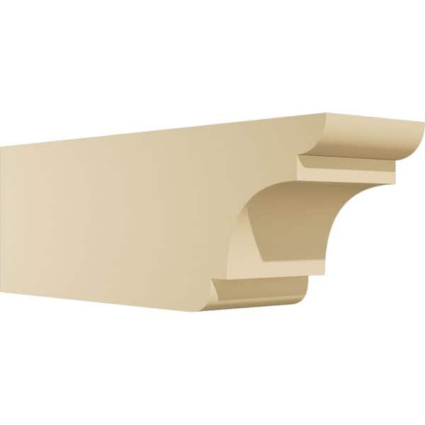 Ekena Millwork Standard New Brighton 6 in. W x 8 in. H x 24 in. D Signature Urethane Rafter Tail Outlooker