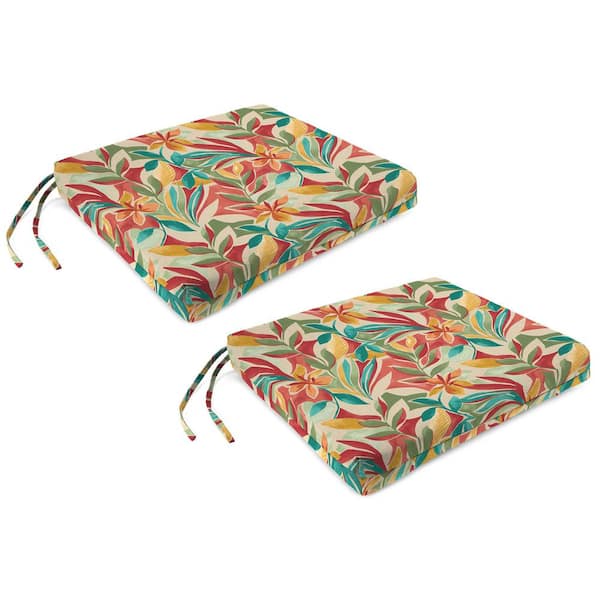 19 in. W x 17 in. D x 2 in. T Rectangular Outdoor Seat Cushion in Somap Sonoma (2-Pack)