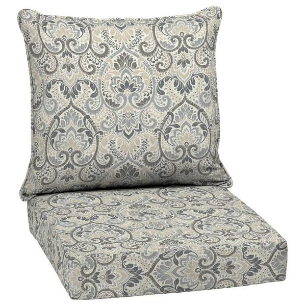 aurora damask cushion