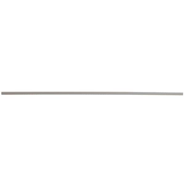 Hampton Bay Gray 96 in. x 1.5 in. x 0.5 in. Light Rail Moulding