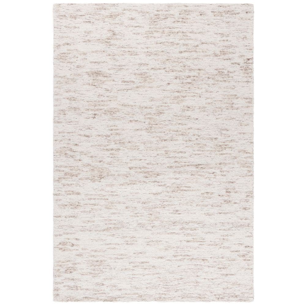 Ebony 8 ft. x 10 ft. Ivory/Light Brown Distressed Modern Area Rug price history on PriceWatchPro