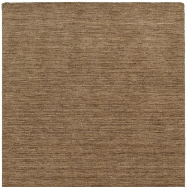 8 X 10 Tan Solid Color Washable Area Rug Runner Rug