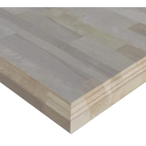 1-1/2 in. x 2 ft. x 5 ft. Allwood Birch Project Panel Butcher Block Island Table Top with Classic Roman Edges