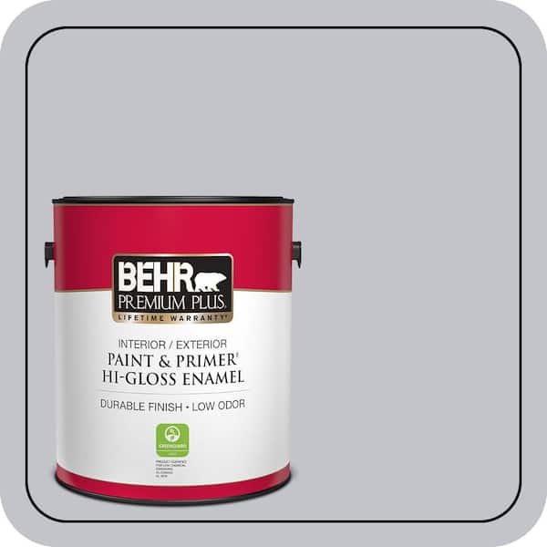 BEHR PREMIUM PLUS 1 gal. #N540-2 Glitter color Hi-Gloss Enamel Interior/Exterior Paint & Primer