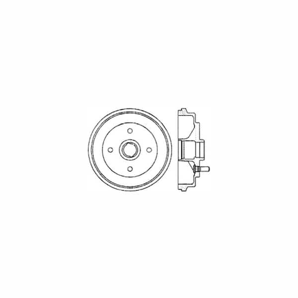 Centric Parts Brake Drum 2000-2004 Ford Focus 2.0L