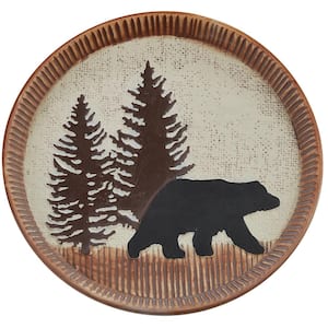 Wilderness Trail Bear Tan Salad Plate (Set of 4)