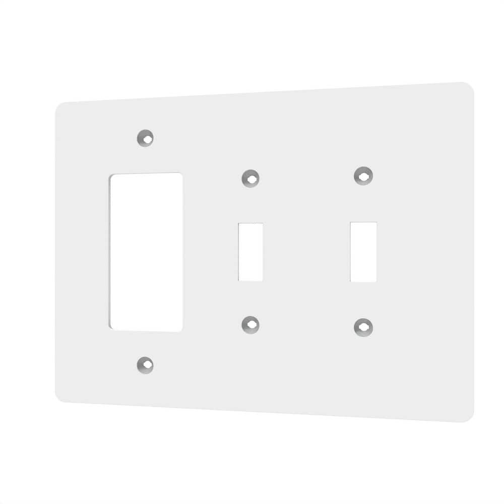 3-gang 2 toggle switch + deco Mid + wall plate White price history on PriceWatchPro