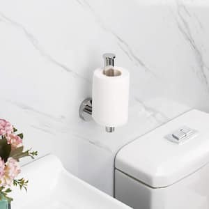 Bathroom Wall-Mount Single Post Toilet Paper Holder Tissue Holder in Stainless Steel Polished Chrome