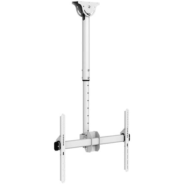 TV Ceiling Mount Bracket for 32 - 70 in. Screens, Adjustable Height Full Motion, Tilting and Swiveling