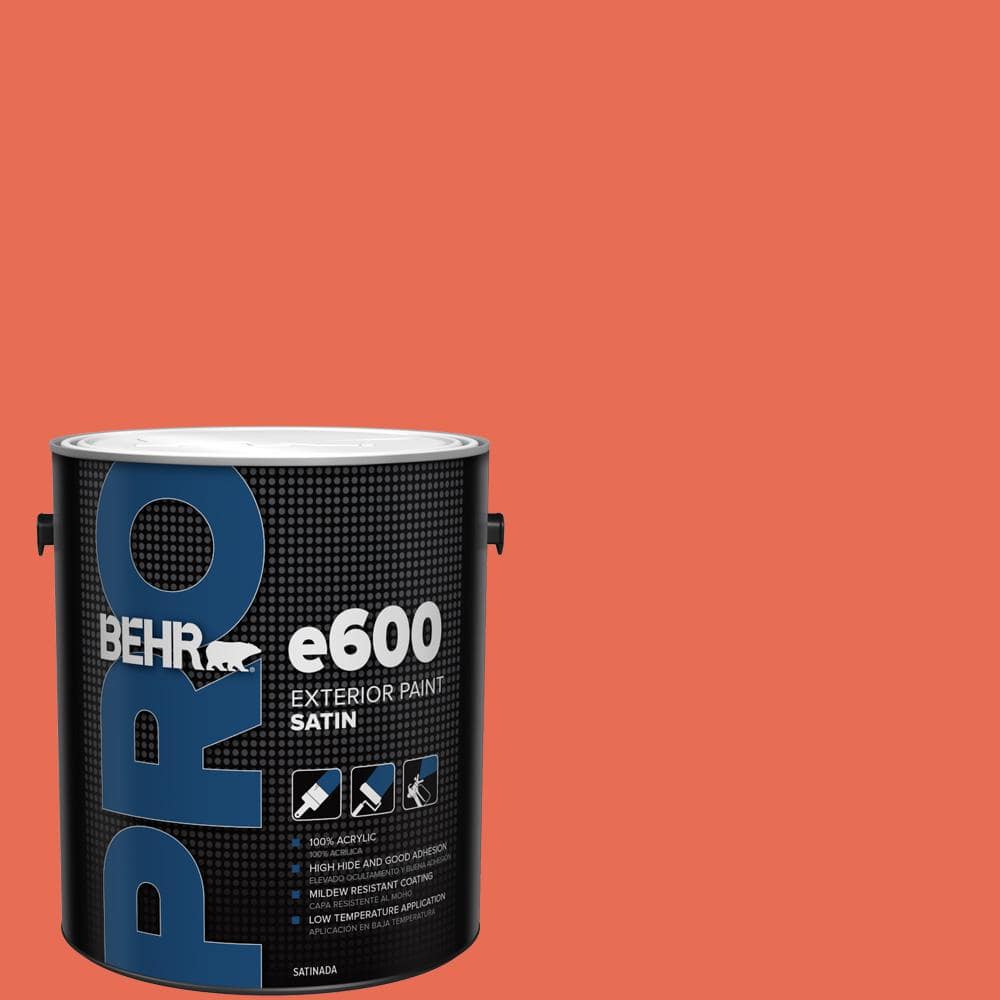 1 gal. #190B-6 Wet Coral Satin Exterior Paint product image for price tracking
