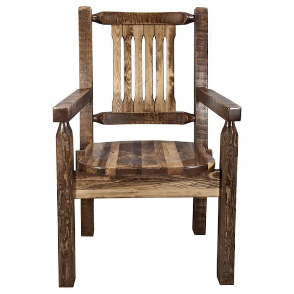 MONTANA WOODWORKS Homestead Collection Early American Captains Chair