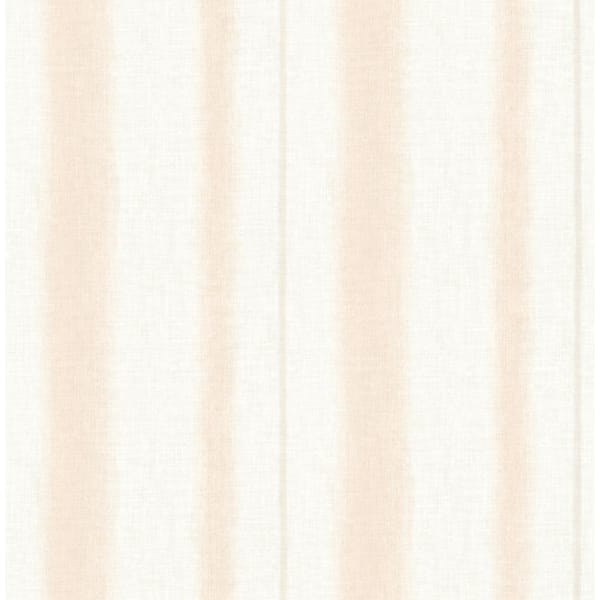 A-Street Prints Alena Blush Pink Soft Stripe Wallpaper Sample