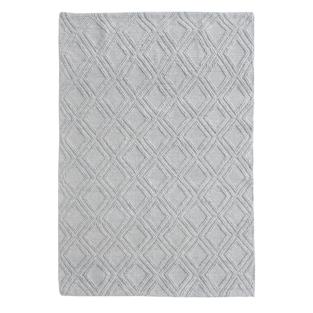 Renewed Gray 6 ft. x 9 ft. Farmhouse Upcycled Handwoven Area Rug price history on PriceWatchPro
