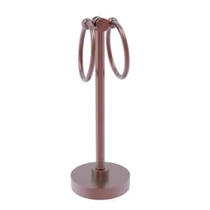 Allied Brass Southbeach Vanity Top 2 Towel Ring Guest Towel Holder