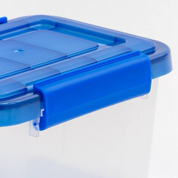 Hefty PROTECT 70 Qt. Clear Storage with Protective Seal 
