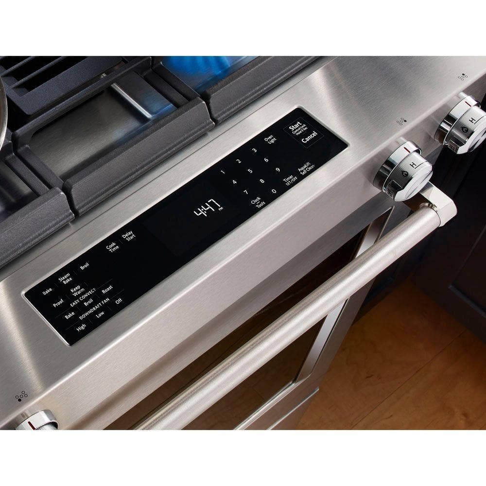 Buy 6.4 cu. ft. Downdraft SlideIn Dual Fuel Range with SelfCleaning