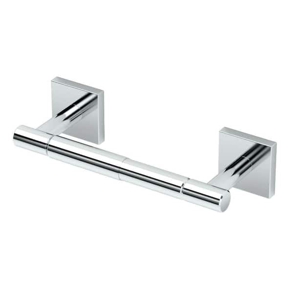 Gatco Elevate Standard Double Post Toilet Paper Holder in Chrome