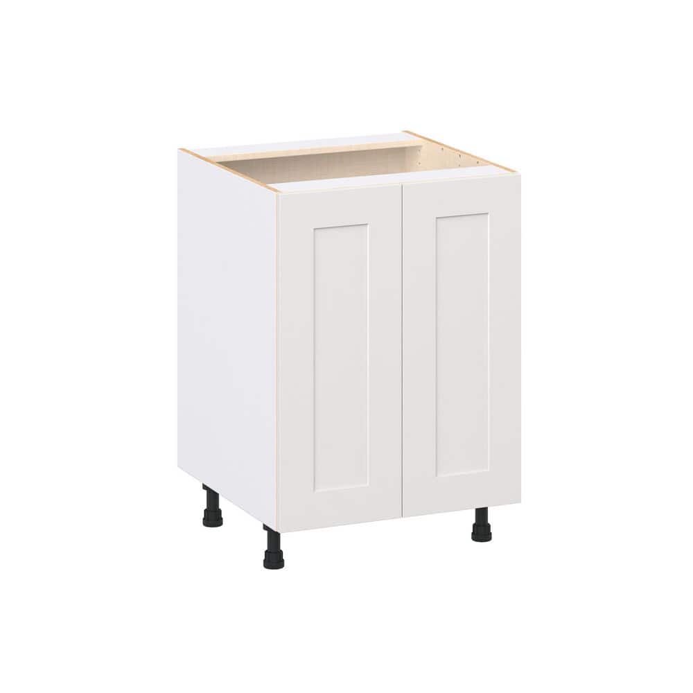 Roseland 24 in. W x 24 in. D x 34.5 in. H Assembled Shaker Full Height Doors Base Kitchen Cabinet in Warm White price history on PriceWatchPro
