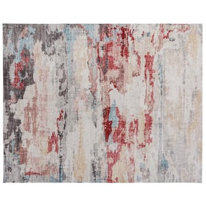 Denali Multi-Colored 2 ft. x 8 ft. Abstract Area Rug