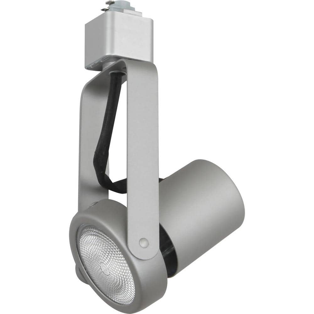 1-Light Indoor Silver Gray Mini Adjustable Track Head with Gimbal Ring price history on PriceWatchPro