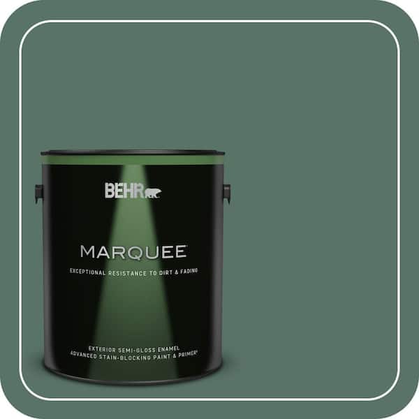 BEHR MARQUEE 1 gal. #470F-6 Hilltop Semi-Gloss Enamel Exterior Paint & Primer