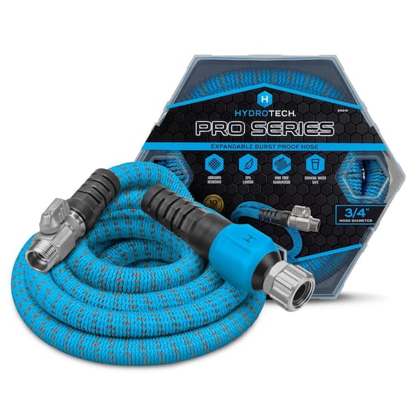 Pro Series 3/4 in. Dia x 25 ft. Heavy Duty Garden Water Hose, Lightweight, Expandable