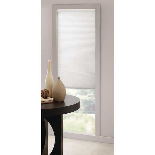 Harper Lane Pre-Cut White Cordless Light Filtering Polyester Cellular Shade 22 in. W. x 64 in. L