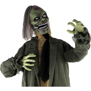 71 in. Touch Activated Animatronic Zombie