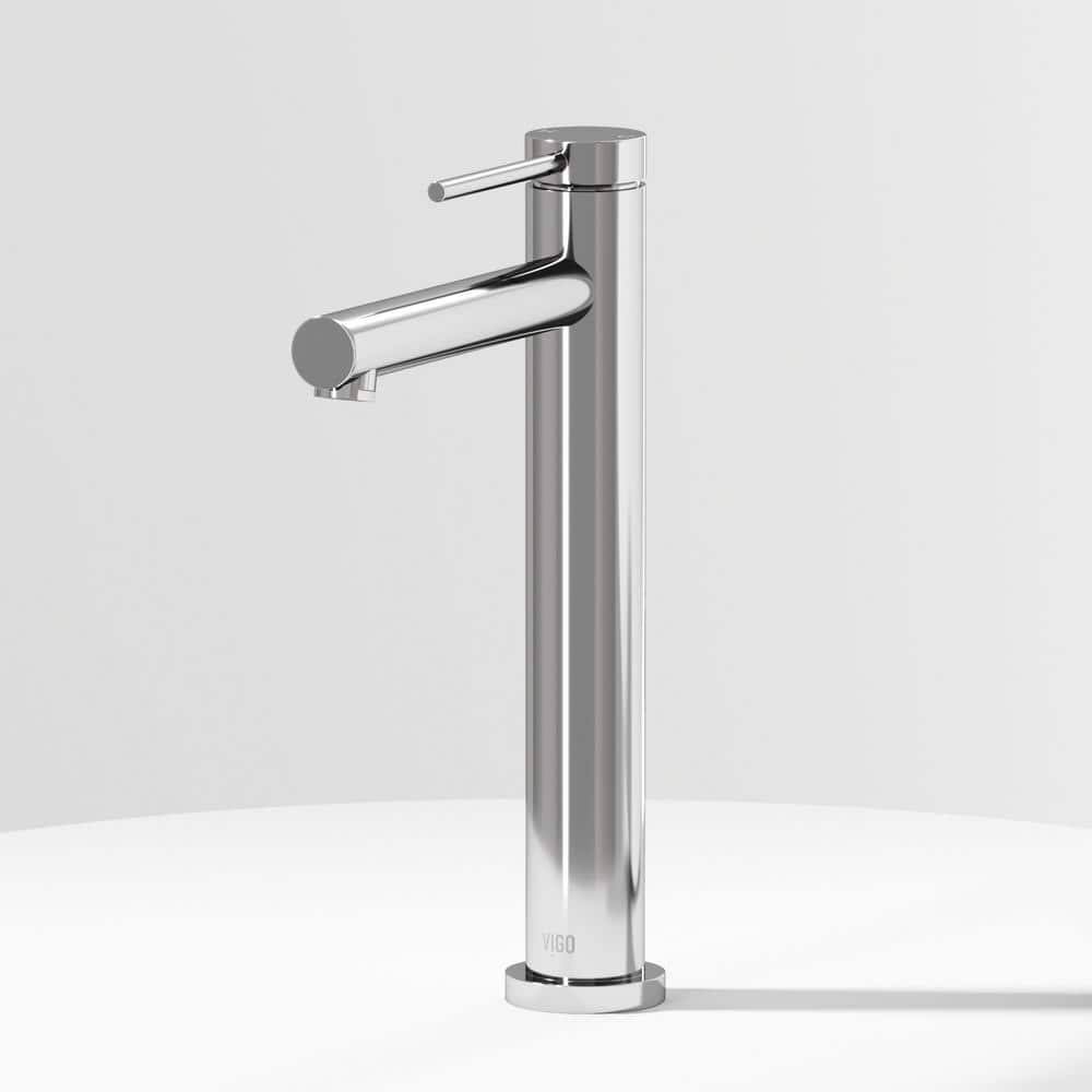 Jewel 11" Chrome Single Handle Vessel Bathroom Faucet