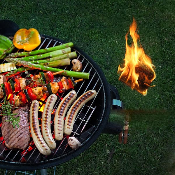hcman 192-Piece Fire Starter Squares for Chimney, BBQ Grill