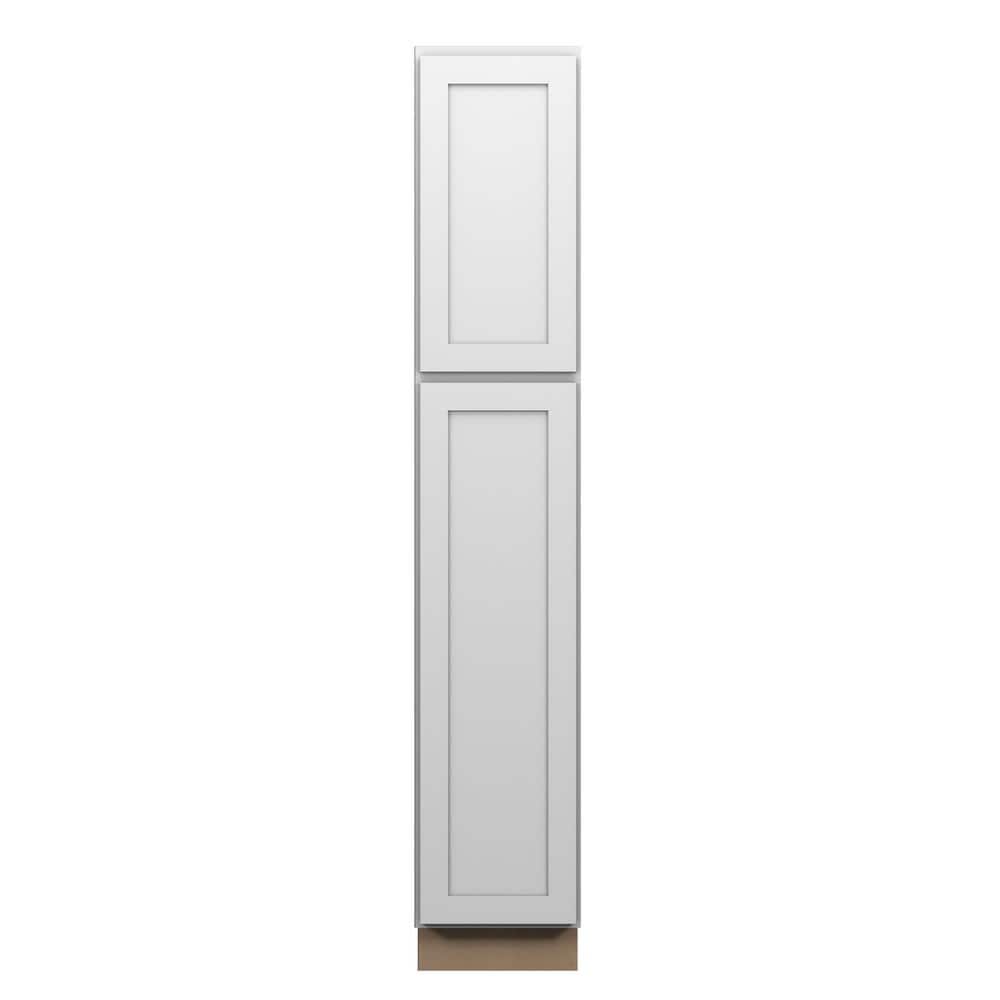 Bedford Shaker 15 in. W x 90 in. H x 24 in. D in Painted White Plywood Asse