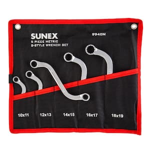 Metric S-Style Wrench Set (5-Piece)