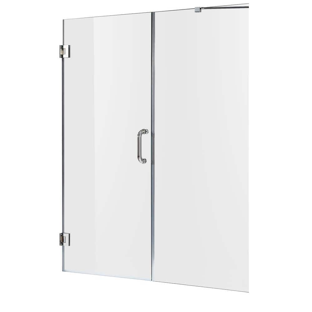 Consort 72" Frameless Hinged Shower Door in Polished Chrome