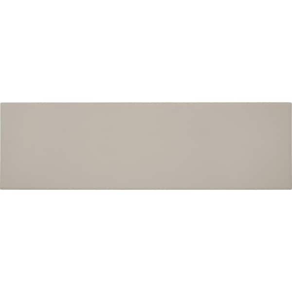 Daltile Stencil Beige 4 in. x 12 in. Glazed Porcelain Flat Floor and Wall Tile (8.72 sq. ft./case)