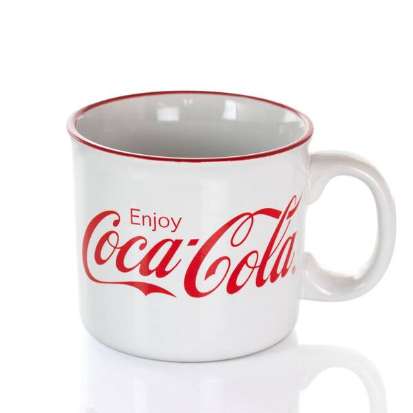 BRAND NEW Coca-Cola Thermal Metal Coffee Cup Mug with Lid 