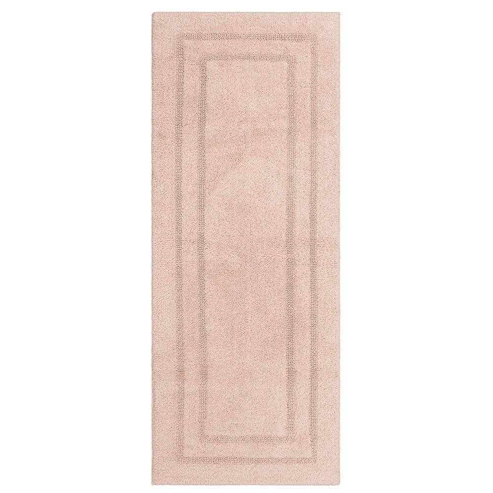 Aurès floral 100% cotton bath mat pink/caramel La Redoute Interieurs