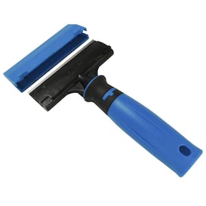 4 in. Performance Grip Window Scraper with Steeel Blade and Protective Cap
