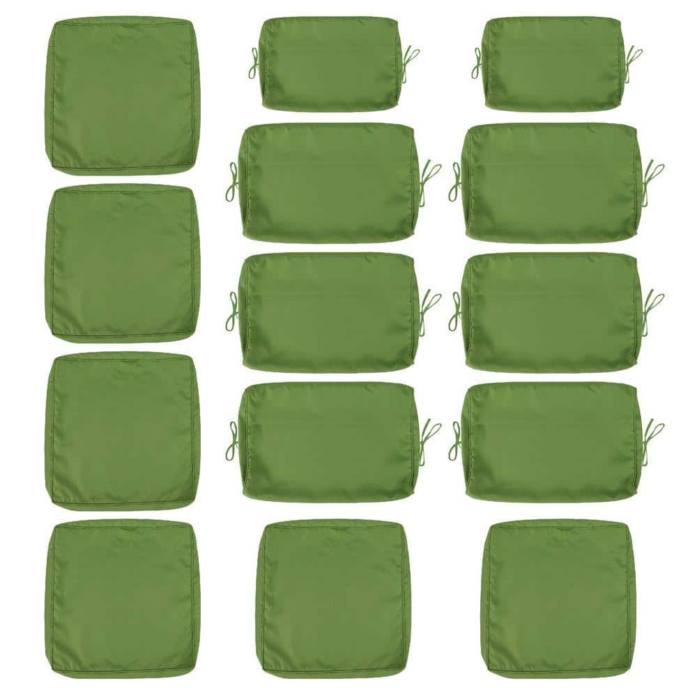 25.6 x 25.6 Replacement Sectional Sofa Cushion Covers, 14 Pack