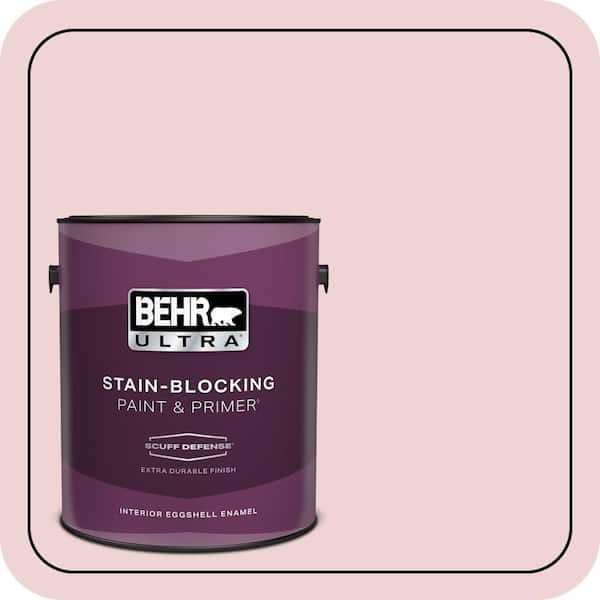 BEHR ULTRA 1 gal. #S140-1 Radiant Rose Extra Durable Eggshell Enamel Interior Paint & Primer