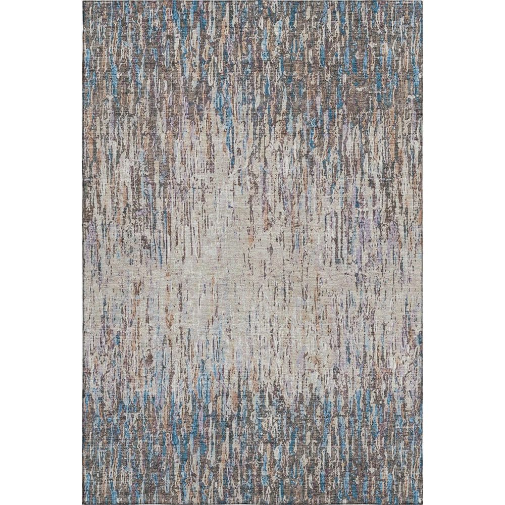 Mayfield Premium Machine Washable Abstract AMF2439 Taupe 10 ft. x 14 ft. Area Rug price history on PriceWatchPro