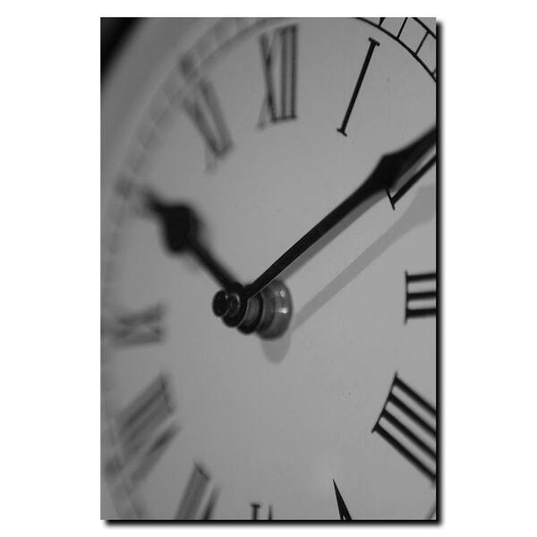 Trademark Fine Art 18 in. x 24 in. Hands of Time Canvas Art
