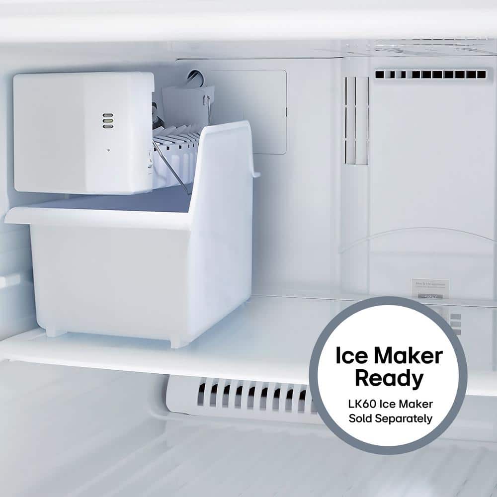 LG 24 cu.ft. Stainless Steel Top Freezer Refrigerator with Ice Maker